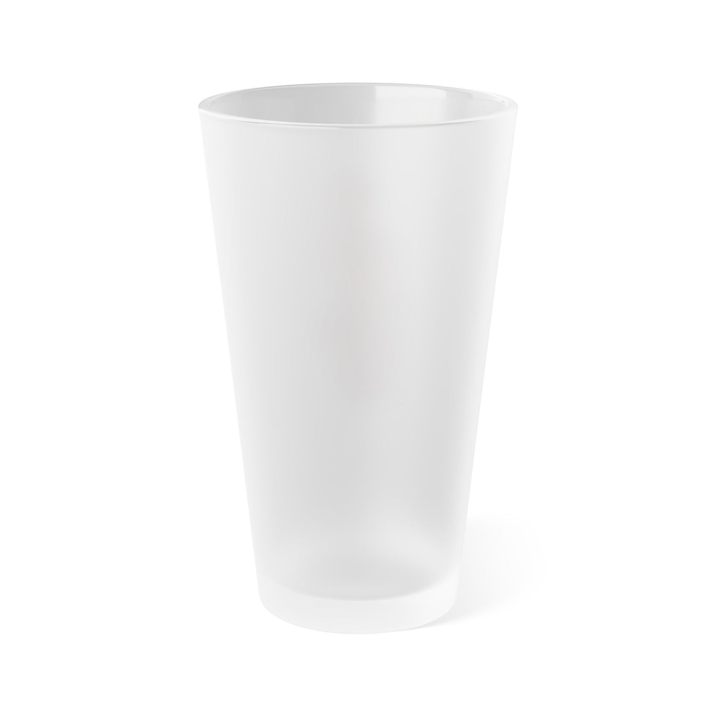Anime Femboy Maid Frosted Pint Glass, 16oz