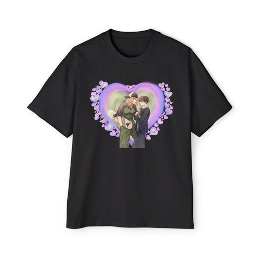 Anime Tomboy skater girl x Nerdy shy school boy