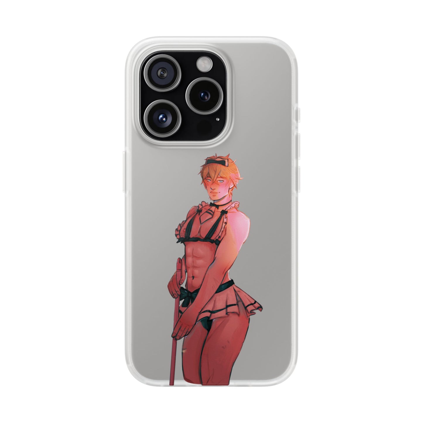 Anime Maid Femboy Flexi Cases