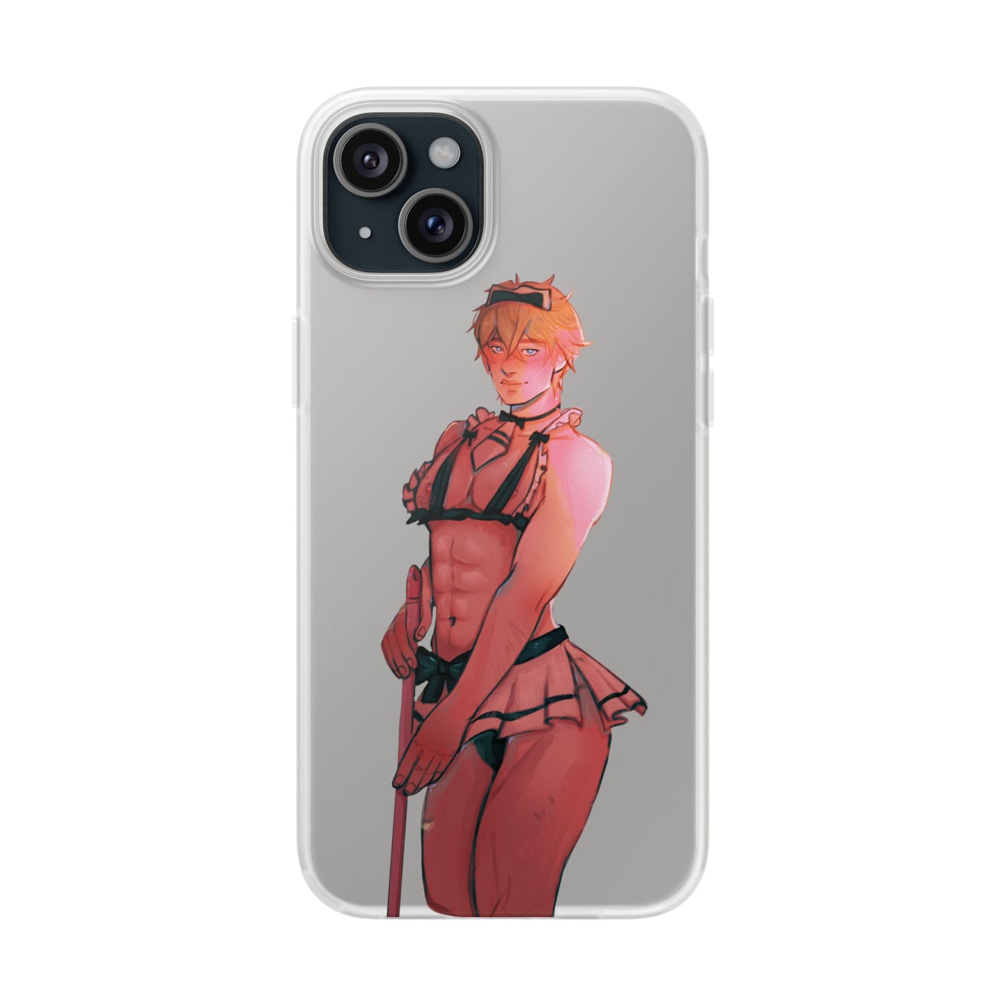 Anime Maid Femboy Flexi Cases