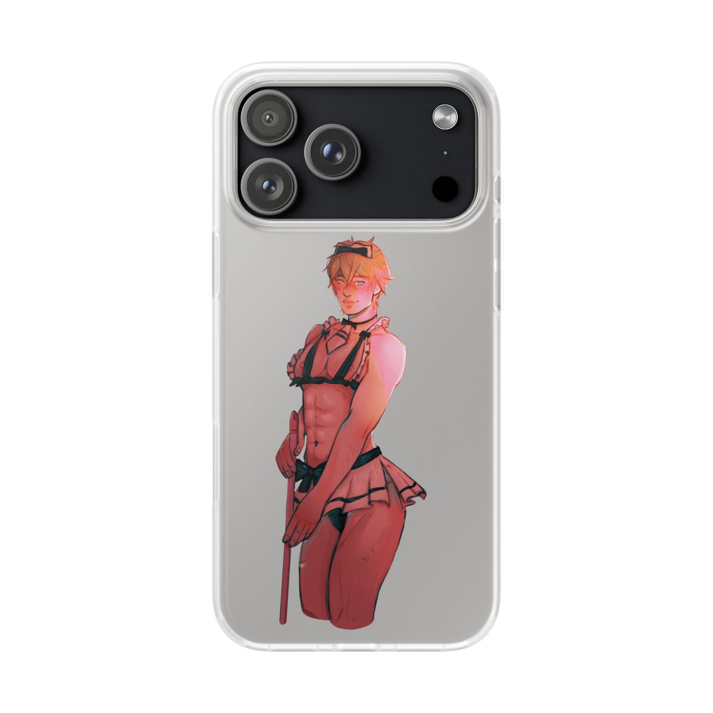 Anime Maid Femboy Flexi Cases