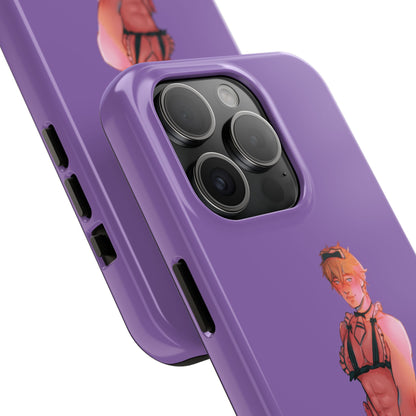 Anime Femboy Maid Tough Phone Cases for IPhone & Samsung Phones