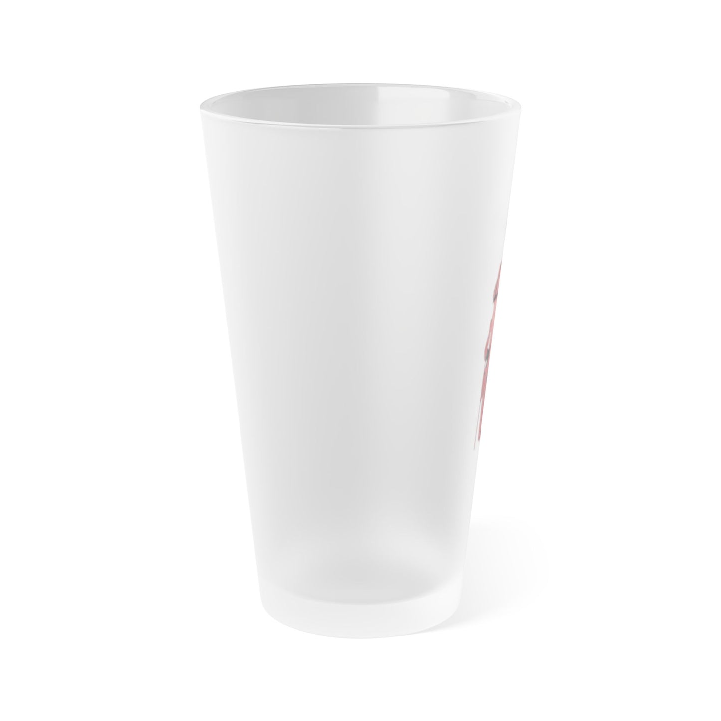 Anime Femboy Maid Frosted Pint Glass, 16oz