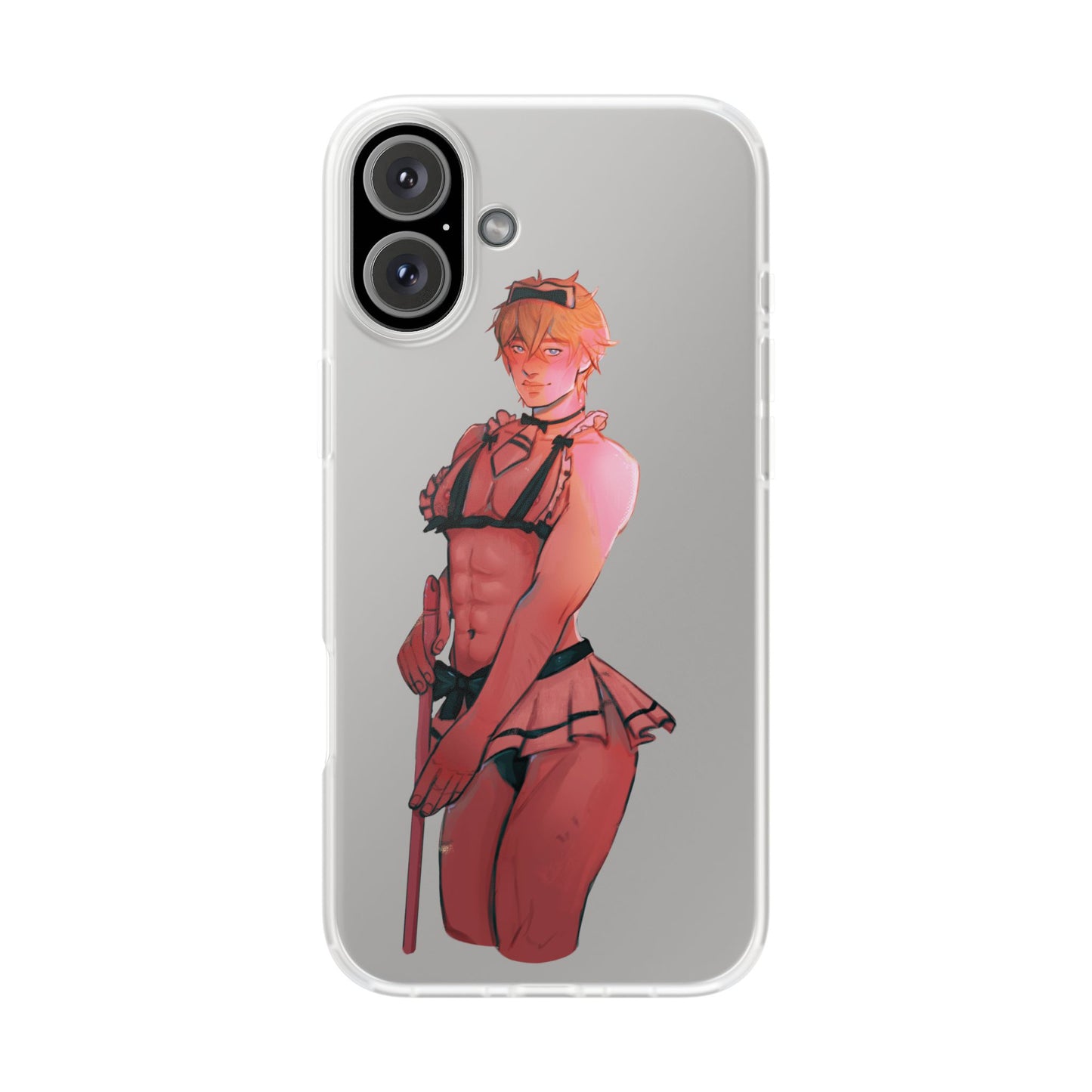 Anime Maid Femboy Flexi Cases