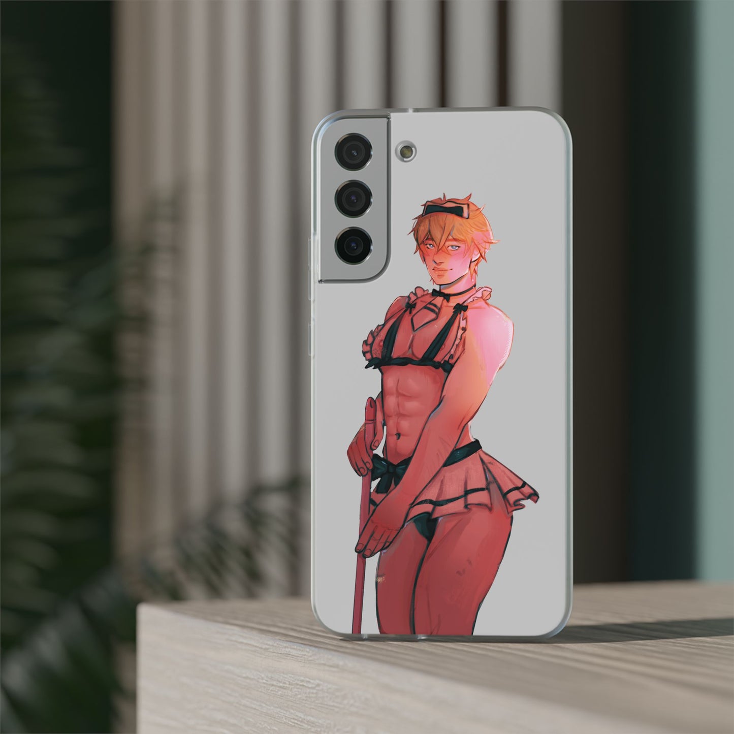 Anime Maid Femboy Flexi Cases