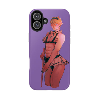 Anime Femboy Maid Tough Phone Cases for IPhone & Samsung Phones