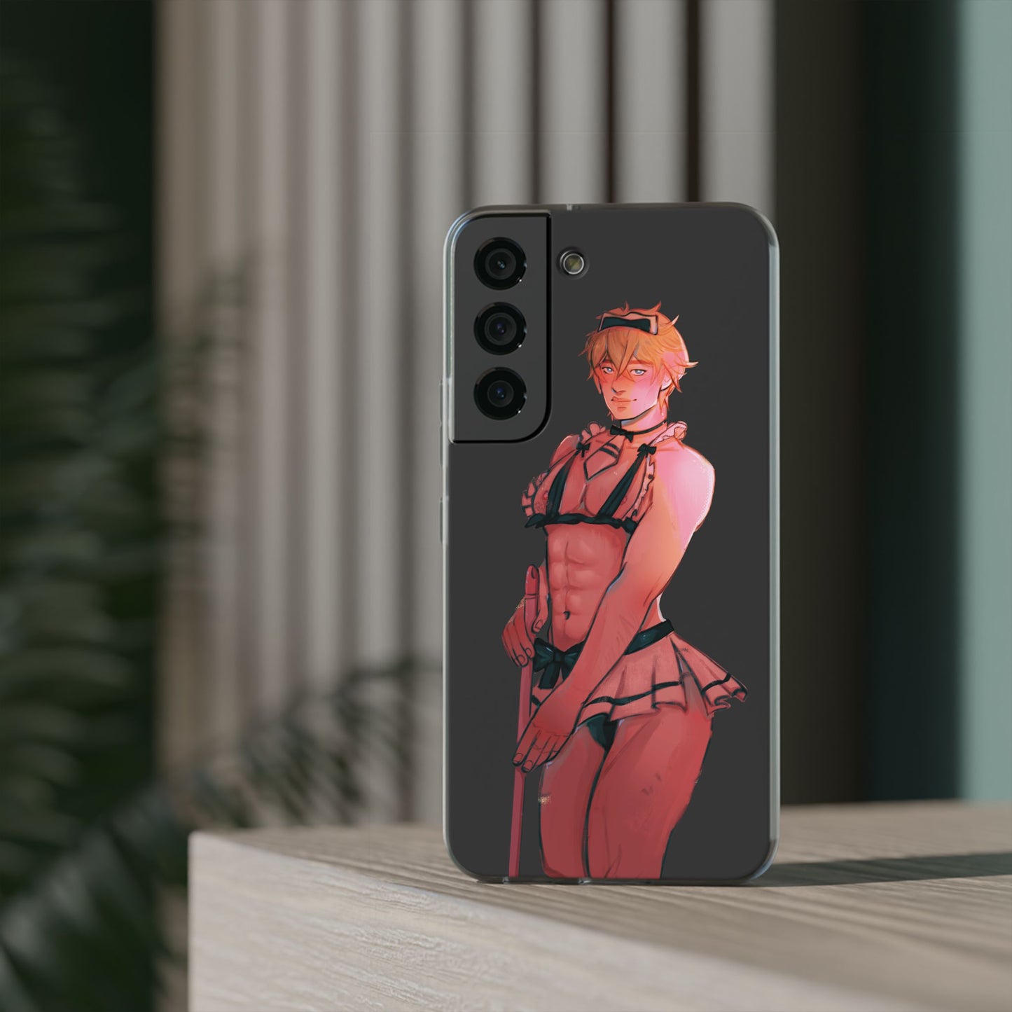 Anime Maid Femboy Flexi Cases