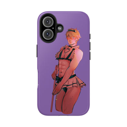 Anime Femboy Maid Tough Phone Cases for IPhone & Samsung Phones