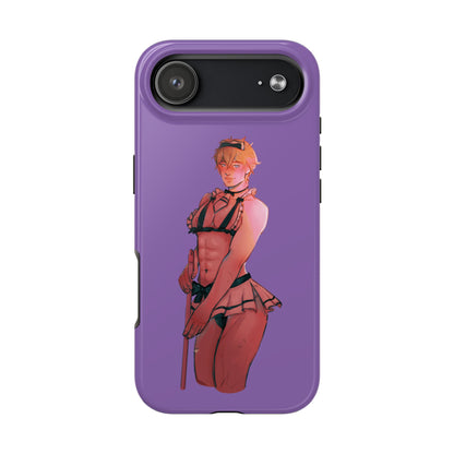 Anime Femboy Maid Tough Phone Cases for IPhone & Samsung Phones