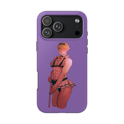 Anime Femboy Maid Tough Phone Cases for IPhone & Samsung Phones