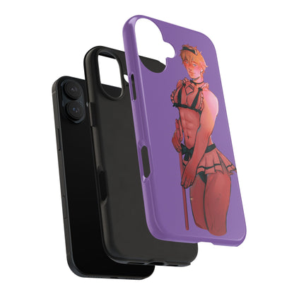 Anime Femboy Maid Tough Phone Cases for IPhone & Samsung Phones