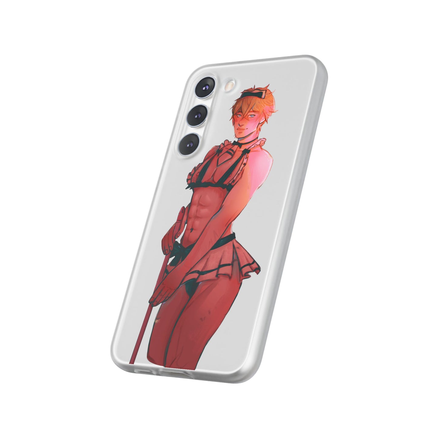 Anime Maid Femboy Flexi Cases