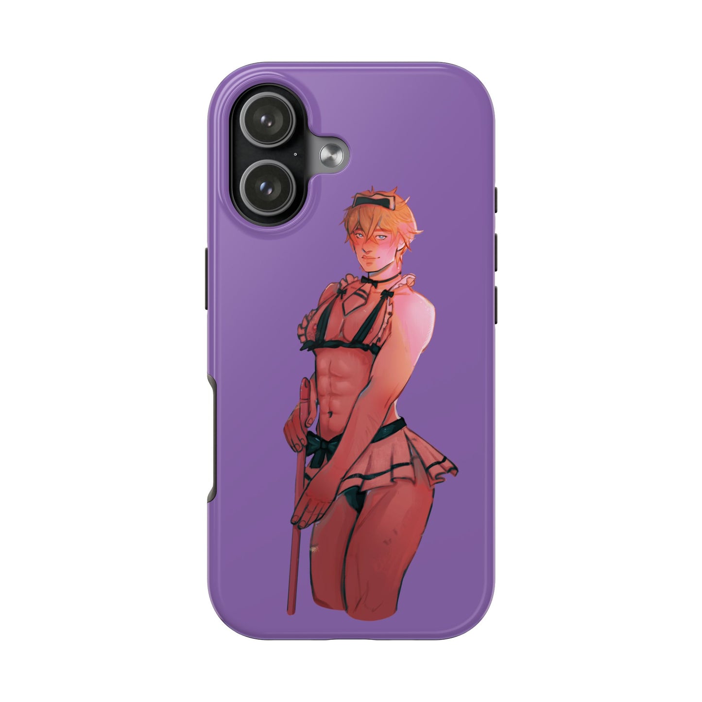 Anime Femboy Maid Tough Phone Cases for IPhone & Samsung Phones