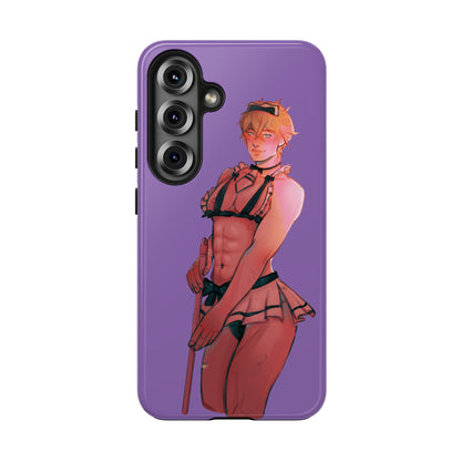 Anime Femboy Maid Tough Phone Cases for IPhone & Samsung Phones