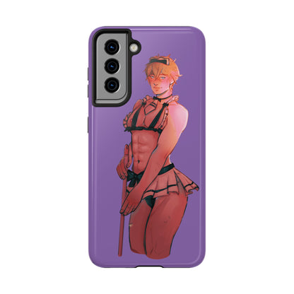 Anime Femboy Maid Tough Phone Cases for IPhone & Samsung Phones