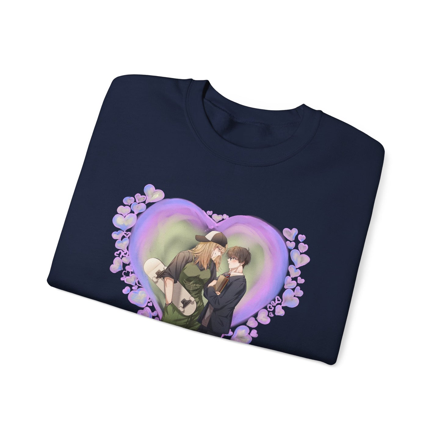 Anime Tomboy skater girl x Nerdy shy school boy