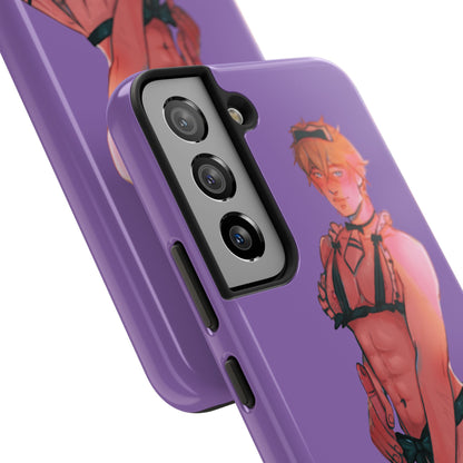 Anime Femboy Maid Tough Phone Cases for IPhone & Samsung Phones