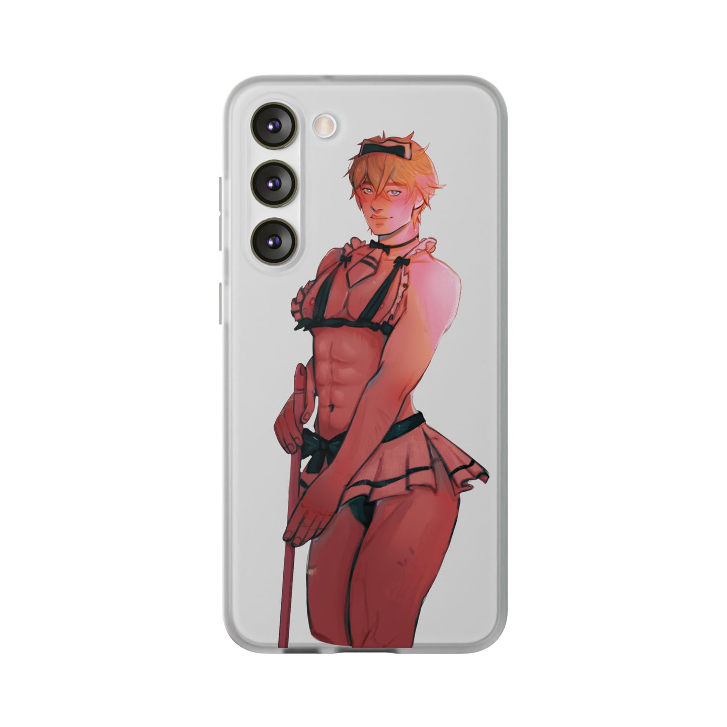 Anime Maid Femboy Flexi Cases