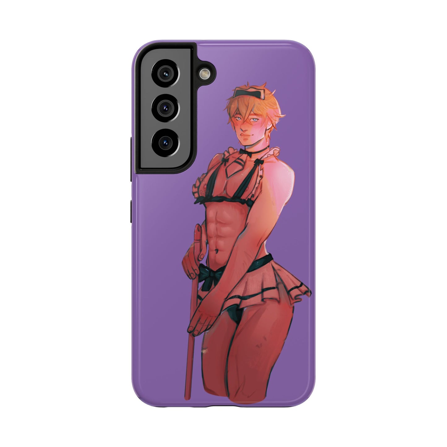 Anime Femboy Maid Tough Phone Cases for IPhone & Samsung Phones