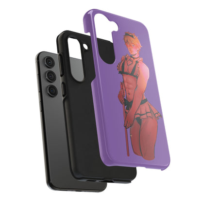 Anime Femboy Maid Tough Phone Cases for IPhone & Samsung Phones