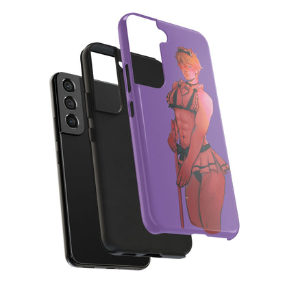 Anime Femboy Maid Tough Phone Cases for IPhone & Samsung Phones