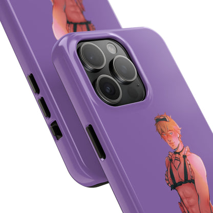 Anime Femboy Maid Tough Phone Cases for IPhone & Samsung Phones