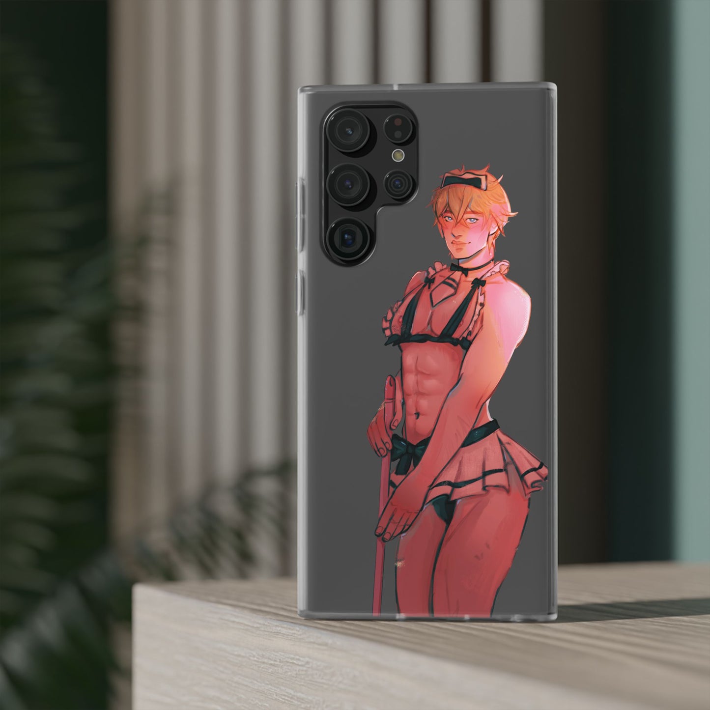 Anime Maid Femboy Flexi Cases