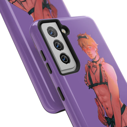 Anime Femboy Maid Tough Phone Cases for IPhone & Samsung Phones